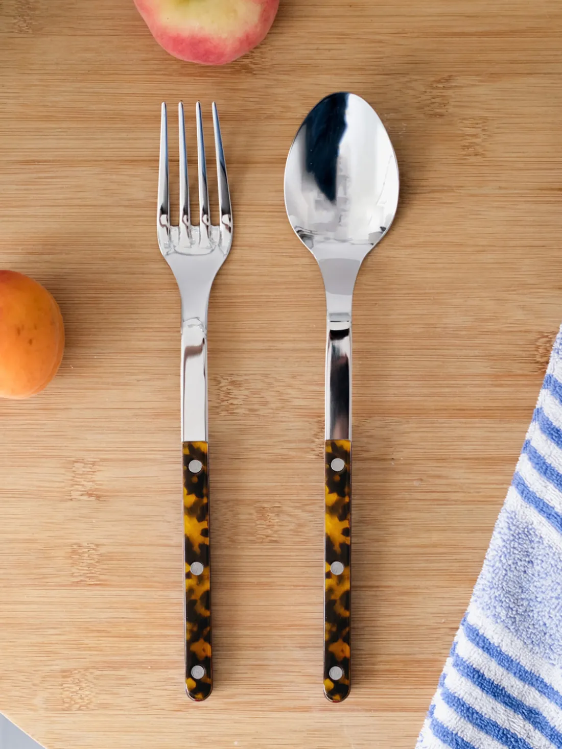 Cubiertos para ensalada de acero inoxidable Bistrot