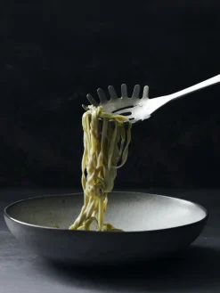 Cuchara para espaguetis plateado mate Daily