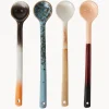 Cucharas artesanales con esmalte reactivo 70s