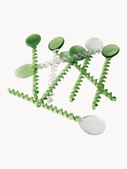 Cucharitas de vidrio Emeralds, 4 uds.