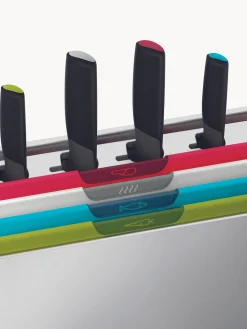 Cuchillos de cocina y tablas de cortar con soporte Folio Icon Plus, 9 pzas.