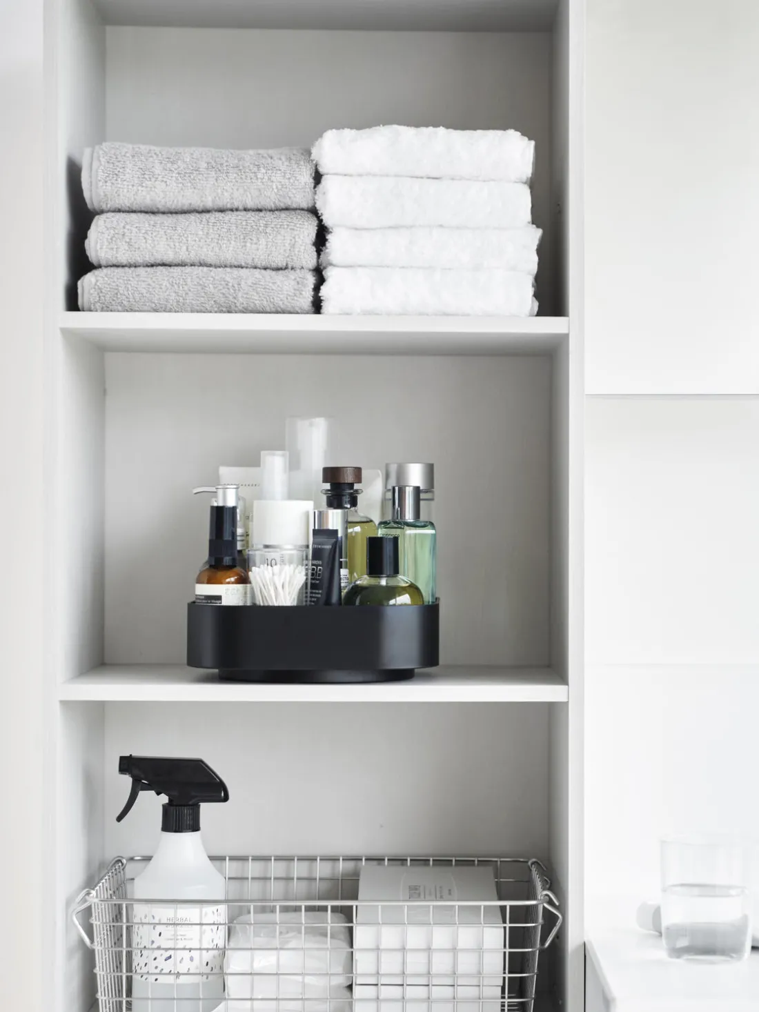 Cuenco de almacenamiento giratorio Tower