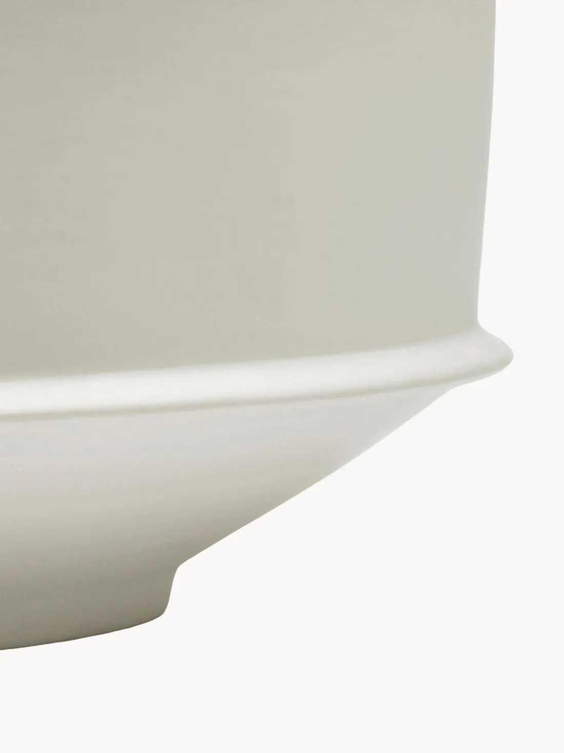 Cuenco de porcelana con esmalte reactivo Dune