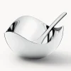 Cuenco de sal de acero inoxidable Bloom, con cuchara