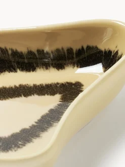 Cuenco de servir artesanal de gres Shell