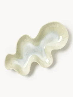 Cuenco de servir artesanal de gres Shell