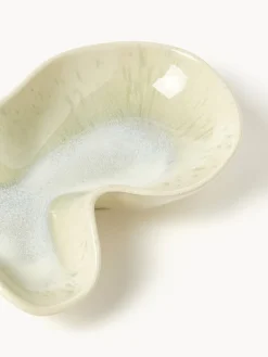 Cuenco de servir artesanal de gres Shell