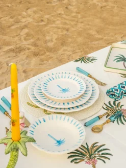 Cuenco de servir pintado a mano The Palms