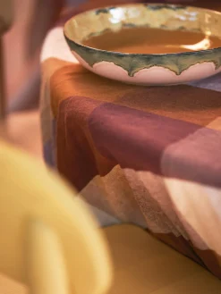 Cuenco para servir artesanal de gres 70's