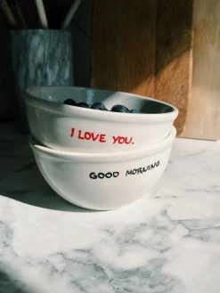 Cuenco pintado a mano Good Morning