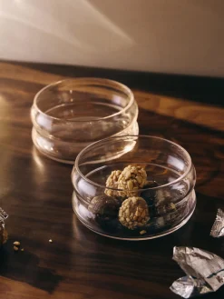 Cuenco soplado artesanalmente Bubbly, 4 uds.