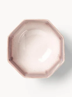 Cuencos artesanales con esmalte reactivo Vinci, 4 uds.