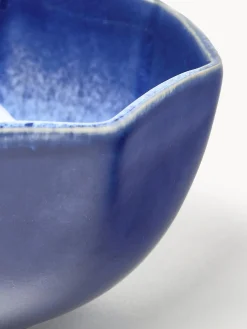 Cuencos artesanales con esmalte reactivo Vinci, 4 uds.