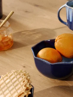 Cuencos artesanales con esmalte reactivo Vinci, 4 uds.