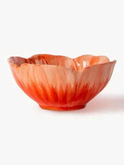 Cuencos artesanales con relieves Poppy, 2 uds.