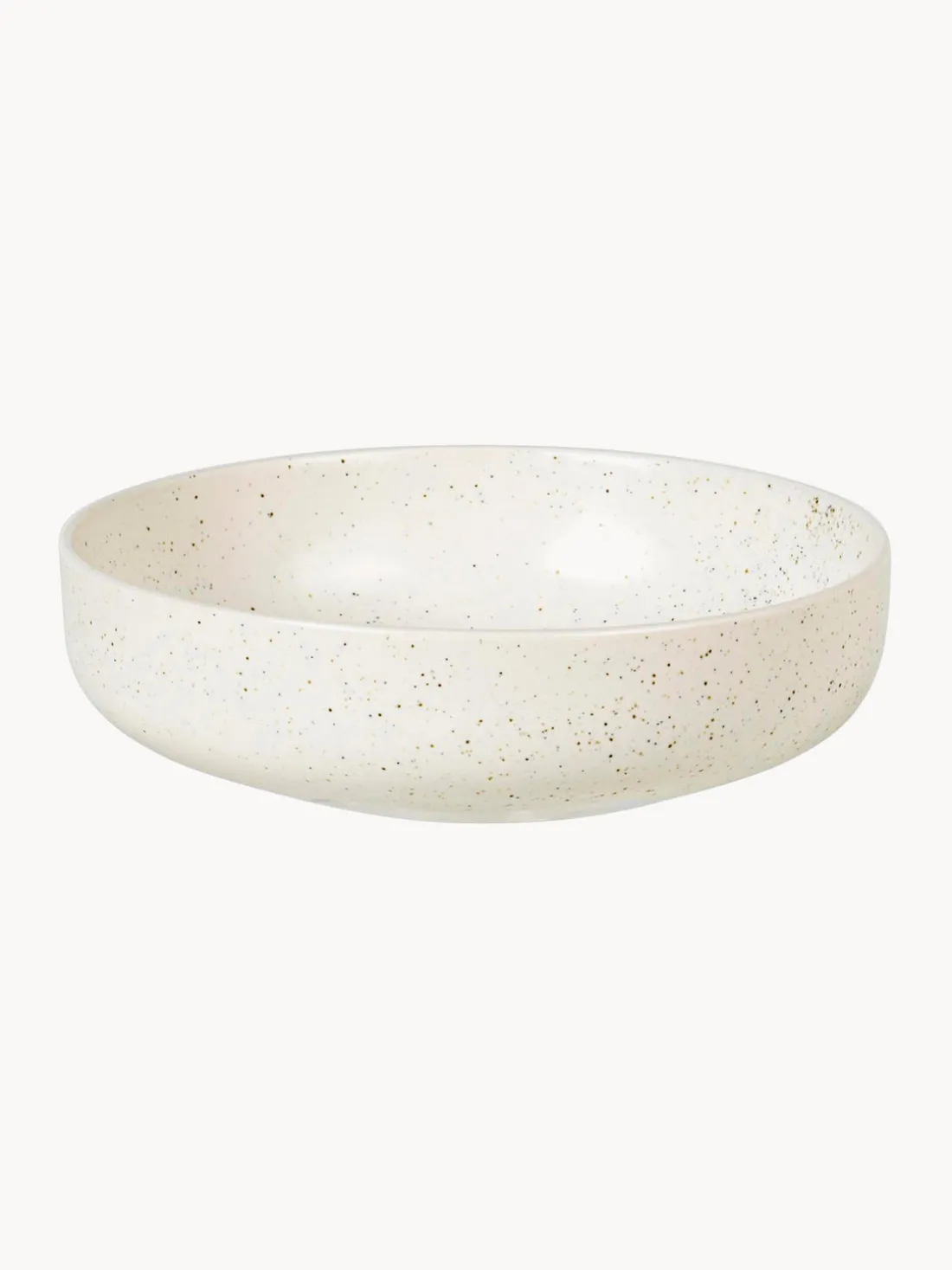 Cuencos artesanales de gres Nordic Vanilla, Ø 22 cm, 4 uds.