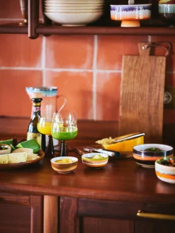 Cuencos artesanales de gres 70's, 4 uds.