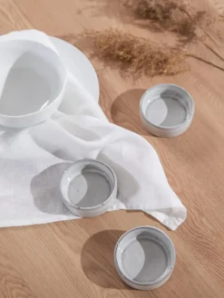 Cuencos artesanales Nordic Sand, 4 uds.