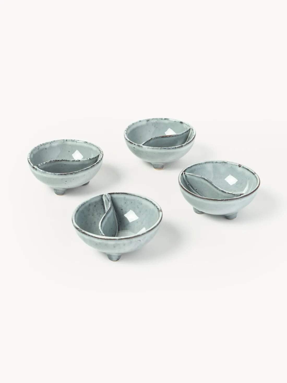 Cuencos artesanales Nordic Sea, 4 uds.