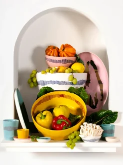 Cuencos con esmalte reactivo Feast, 4 uds.