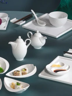 Cuencos con tapa artesanal Relief, 2 uds.