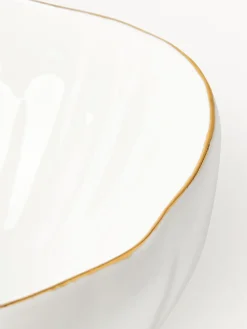 Cuencos de porcelana con relieves Sali, 2 uds.