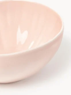 Cuencos de porcelana con relieves Sali, 4 uds.