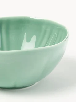 Cuencos de porcelana con relieves Sali, 4 uds.