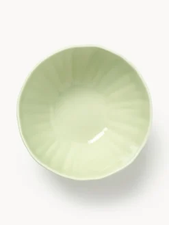 Cuencos de porcelana con relieves Sali, 4 uds.