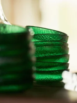 Cuencos de vidrio The Emeralds, 2 uds.