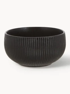 Cuencos mate con relieve Neri, 2 uds.