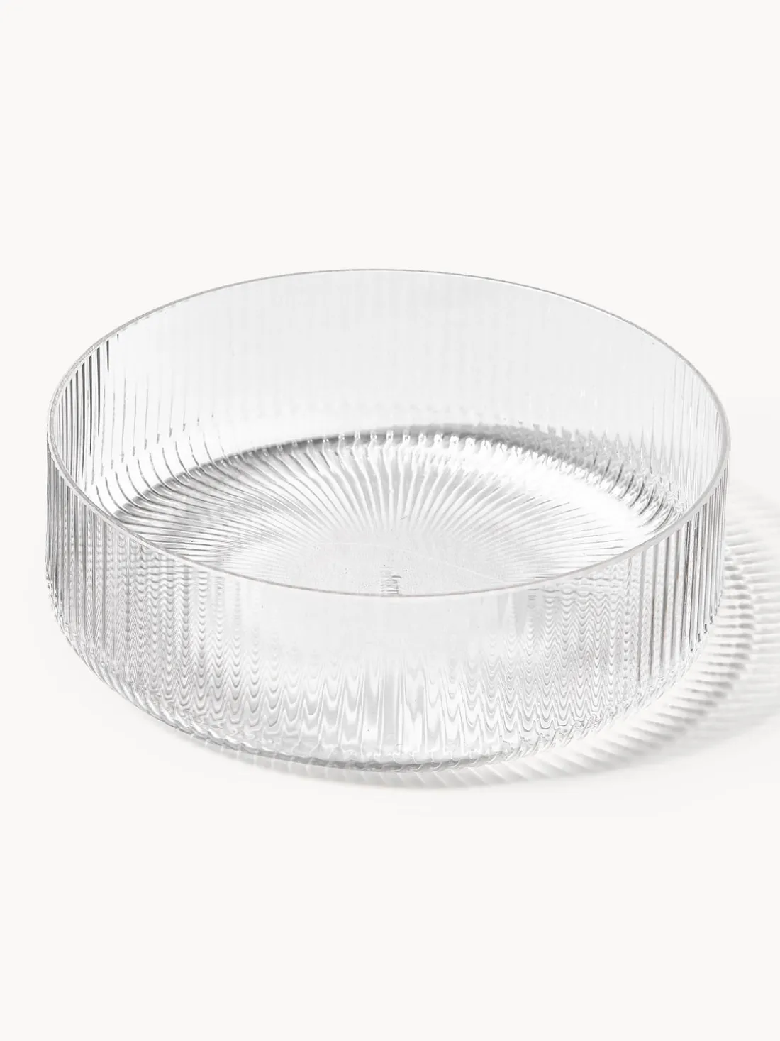 Cuencos soplados con relieves Ripple, 4 uds.