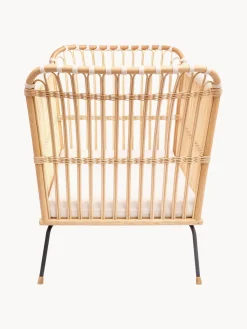 Cuna artesanal de ratán Frederick