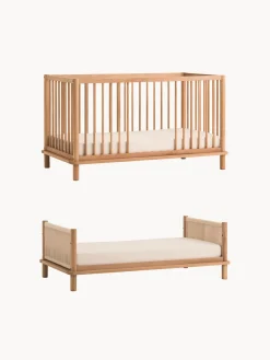 Cuna cama infantil extensible de madera de roble Latitude, 70 x 140 cm