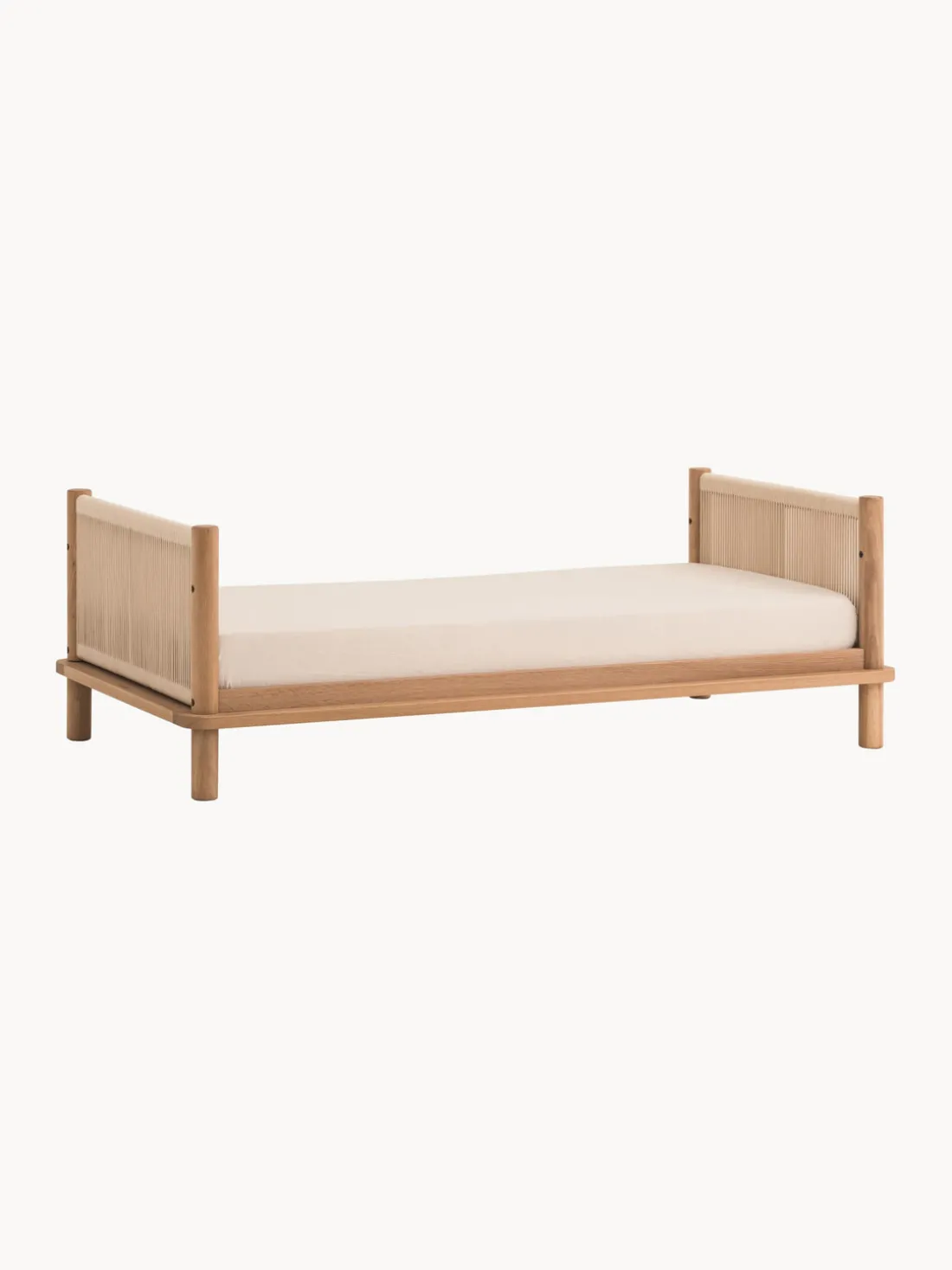 Cuna cama infantil extensible de madera de roble Latitude, 70 x 140 cm