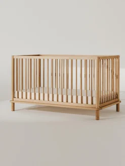 Cuna cama infantil extensible de madera de roble Latitude, 70 x 140 cm
