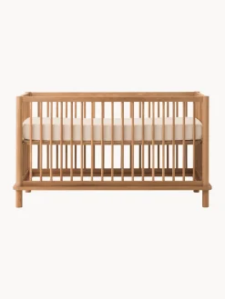 Cuna cama infantil extensible de madera de roble Latitude, 70 x 140 cm
