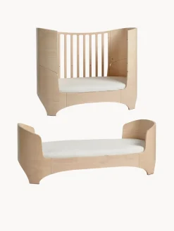 Cuna de madera con extensión a cama infantil Leander Classic, 70 x 150 cm