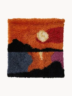 Decoración de pared artesanal de lana Sundown