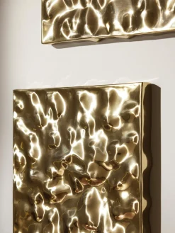 Decoraciones de pared martillada Splash, 2 uds.