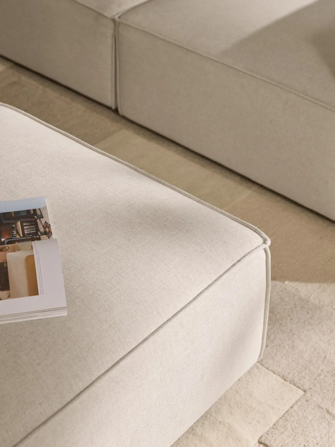 Diván de mezcla de lino Lennon