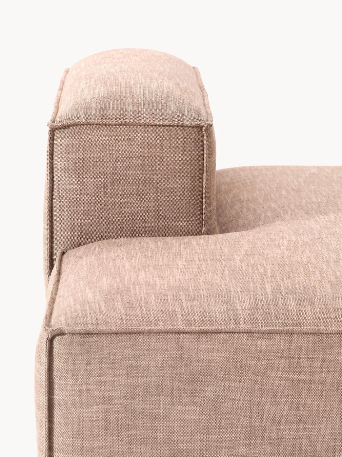 Diván modular de mezcla de lino Lennon