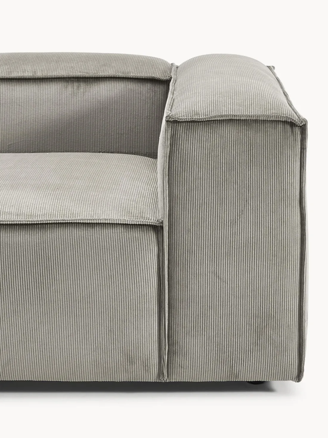 Diván modular de pana Lennon