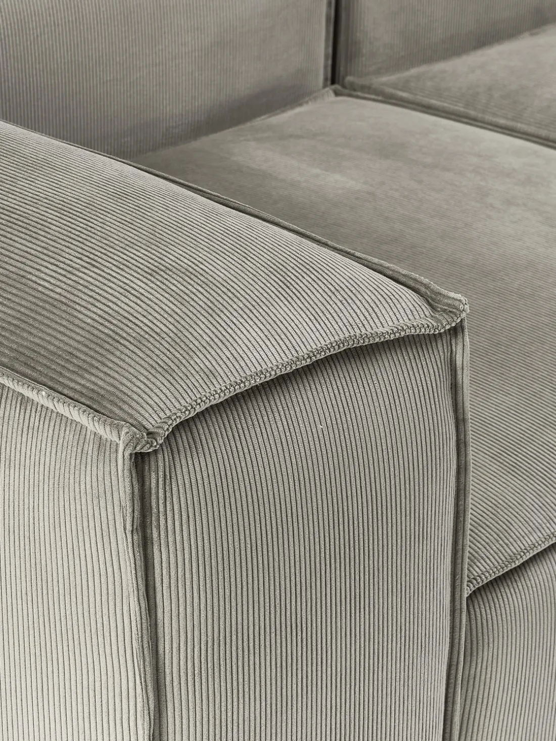 Diván modular de pana Lennon