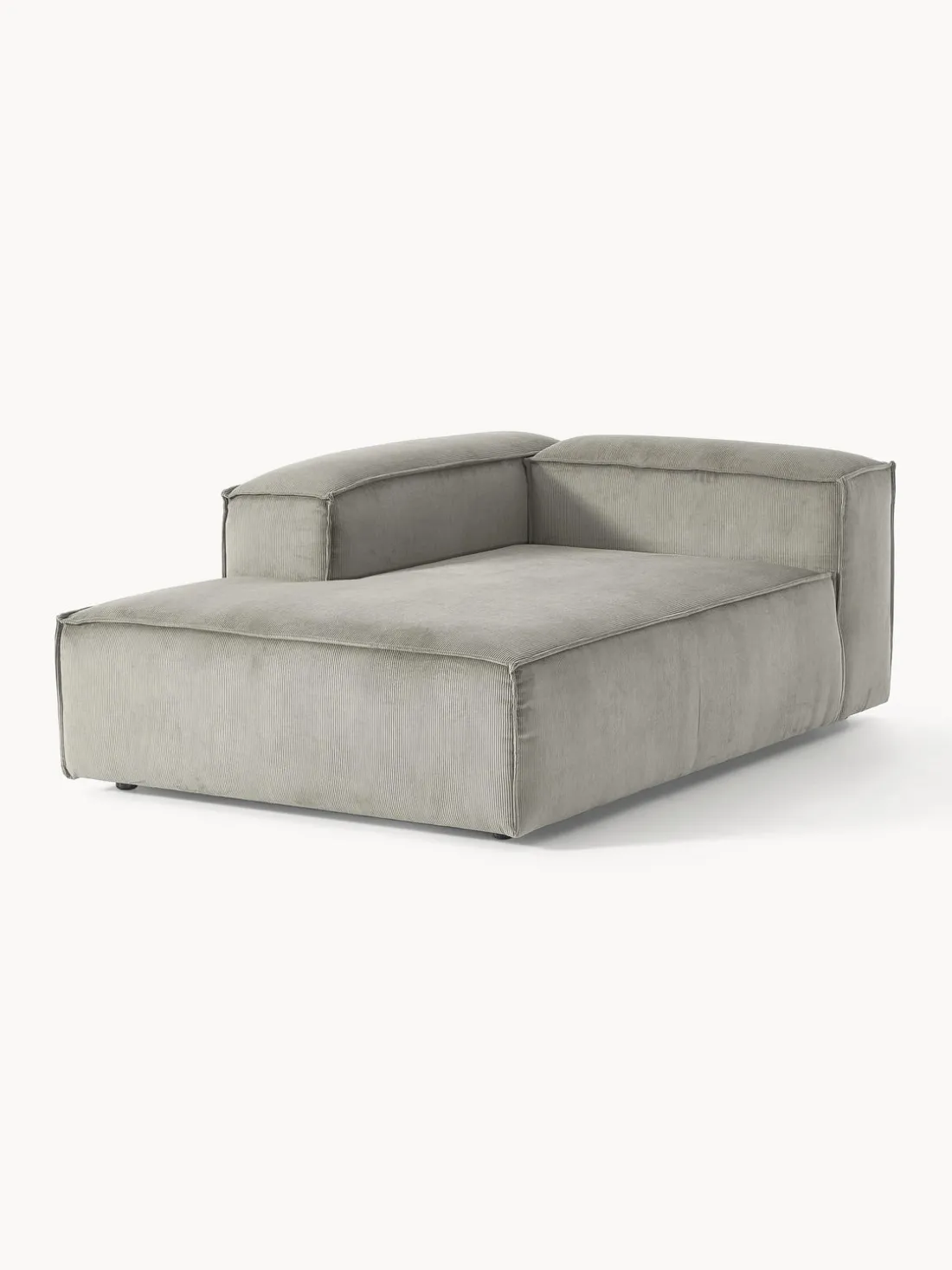 Diván modular de pana Lennon