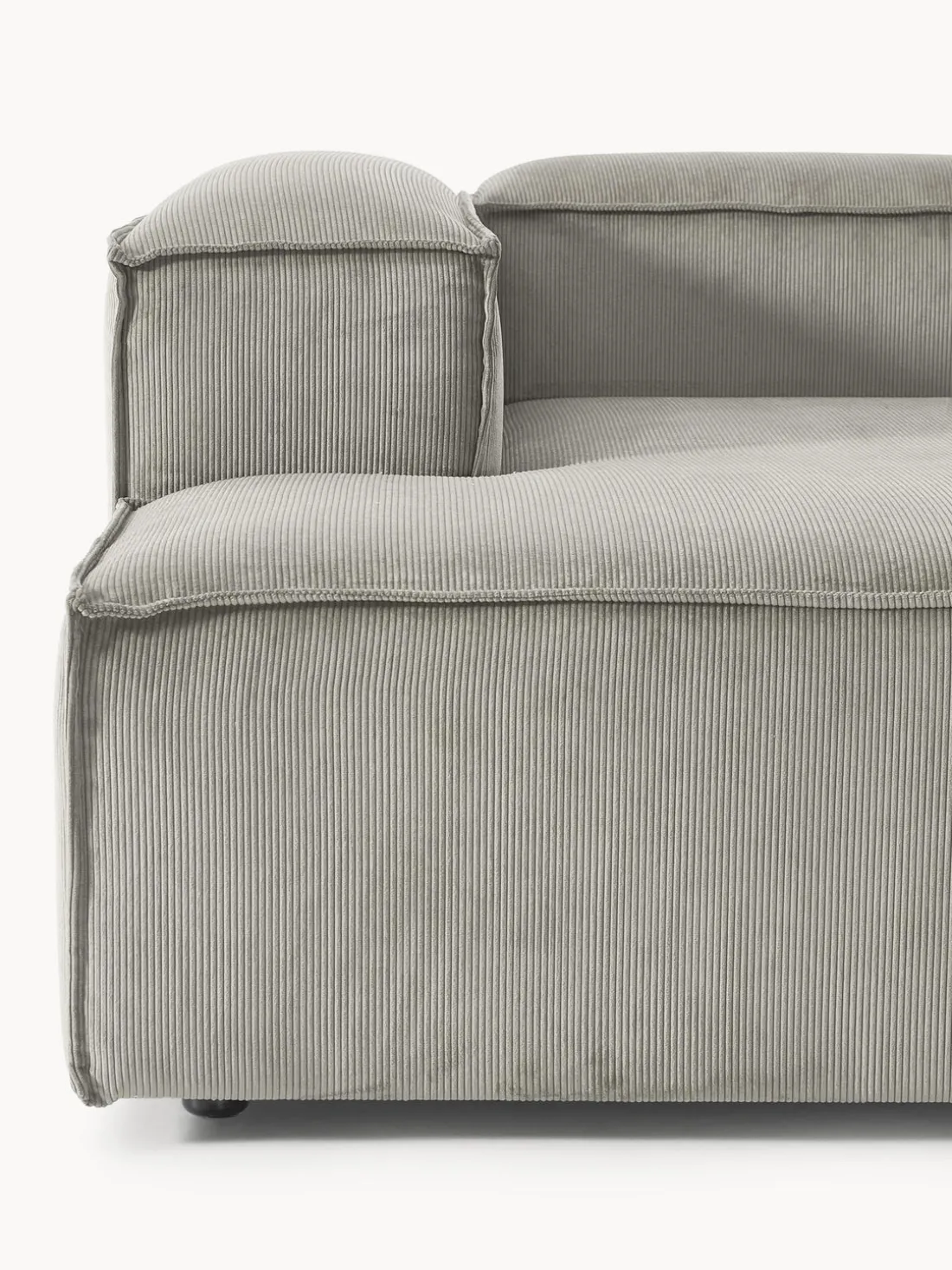 Diván modular de pana Lennon