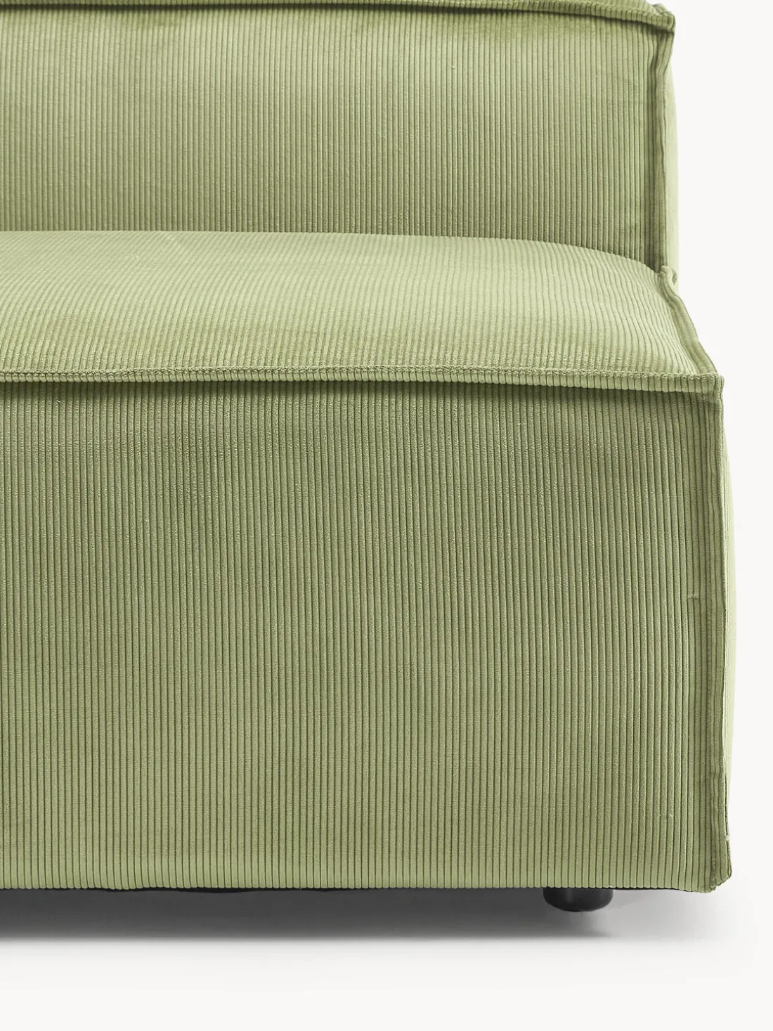 Diván modular de pana Lennon