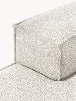 Diván modular en tejido bouclé Lennon