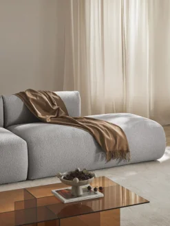 Diván modular en tejido bouclé Sofia