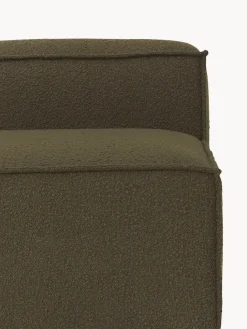 Diván modular en tejido bouclé Lennon